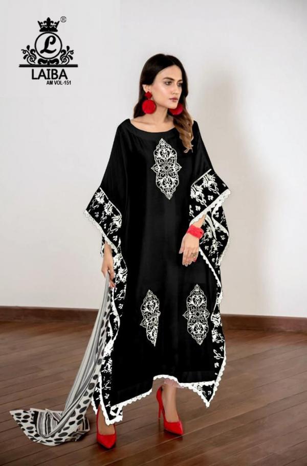 Laiba Am 151 Georgette Kaftan Style Ready Made Collection